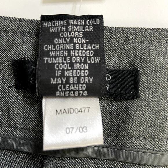 The Limited "Avery" Stretch Gray Side Zip Straight Leg Pants Size 10 - Picture 11 of 11